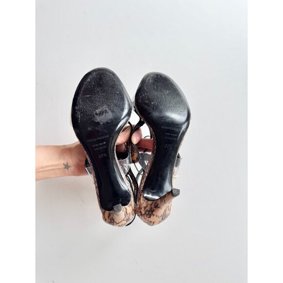 NICHOLAS KIRKWOOD Serafin Snake Leather Lace Up Strappy Cage Sandals, Size 36.5 - Picture 11 of 14